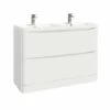 Bella 1200 Floor Cabinet In White - Scudo