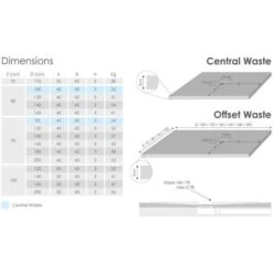 Essenza 900 X 900mm Graphite Slate Shower Tray - Cut To Size 12 Essenza 900 X 900mm Graphite Slate Shower Tray - Cut To Size -Lumibath Shop wDimensions 2 1