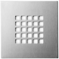 Essenza 900 X 900mm Grey Slate Shower Tray - Cut To Size -Lumibath Shop wINOX WASTE SILLAR 1