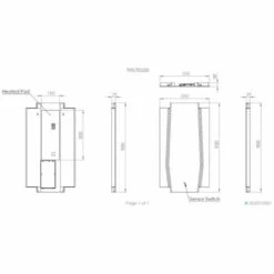 HIB Maxim LED Bathroom Mirror 900 X 500mm 7 HIB Maxim LED Bathroom Mirror 900 X 500mm -Lumibath Shop wMaxim 50 Sizes