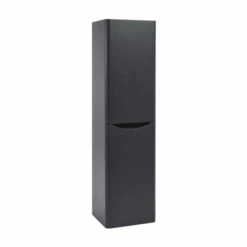 Bella Tall Boy Cabinet In Matt Grey - Scudo