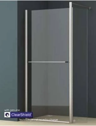Abacus E Series Walk In Shower Screen Hinged Return 700mm 2 Abacus E Series Walk In Shower Screen Hinged Return 700mm - Image 2