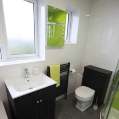 Neptune 250 White Gloss - PVC Plastic Wall & Ceiling Cladding - 2.6m - 4 Pack -Lumibath Shop white gloss on walls