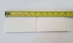 Neptune 250 White Gloss Planked - PVC Plastic Wall & Ceiling Cladding - 4m - 4 Pack -Lumibath Shop white planked strip 1