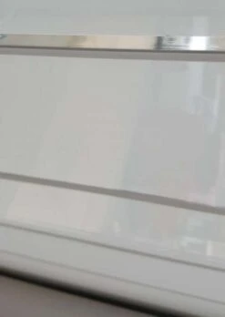 Neptune 250 White Chrome Strip - PVC Plastic Wall & Ceiling Cladding - 2.6m - 4 Pack -Lumibath Shop whitechrome ceiling cladding