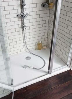 Zamori Anti-Slip Rectangular Shower Tray - 1400 X 900 - Central Waste - Z1178A 10 Zamori Anti-Slip Rectangular Shower Tray - 1400 X 900 - Central Waste - Z1178A -Lumibath Shop zamori 1200 1000 anti slip shower tray 1.showroom image