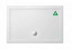 Zamori Anti-Slip Rectangular Shower Tray - 1200 X 800 - Central Waste - Z1175A