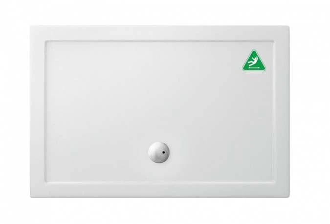 Zamori Anti-Slip Rectangular Shower Tray - 1200 X 800 - Central Waste - Z1175A 1 Zamori Anti-Slip Rectangular Shower Tray - 1200 X 800 - Central Waste - Z1175A