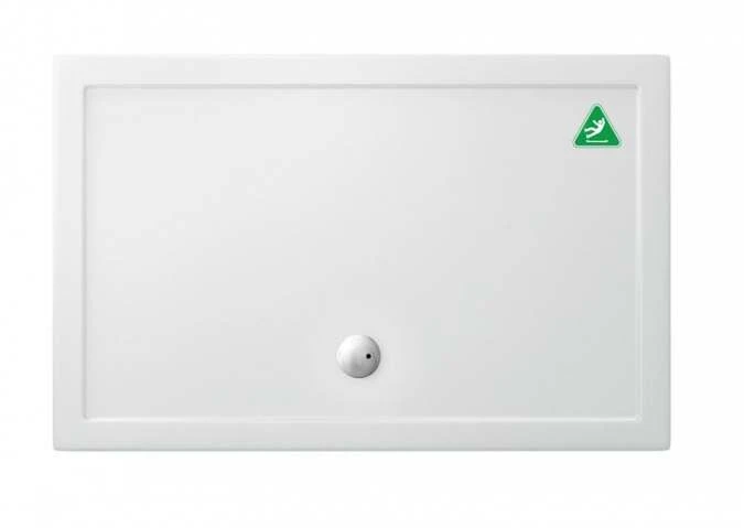 Zamori Anti-Slip Rectangular Shower Tray - 1400 X 900 - Central Waste - Z1178A 1 Zamori Anti-Slip Rectangular Shower Tray - 1400 X 900 - Central Waste - Z1178A