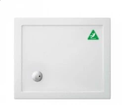 Zamori Anti-Slip Rectangular Shower Tray - 900 X 760 - Corner Waste - Z1163A