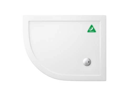 Zamori Anti-Slip Offset Quadrant - 1000 X 800 - Left Hand Shower Tray - Z1199A 1 Zamori Anti-Slip Offset Quadrant - 1000 X 800 - Left Hand Shower Tray - Z1199A