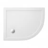 Zamori Offset Quadrant - 1000 X 800 - Right Hand Shower Tray - Z1200