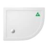 Zamori Anti-Slip Offset Quadrant - 1000 X 800 - Right Hand Shower Tray - Z1200A