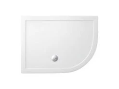 Zamori Offset Quadrant - 1200 X 900 - Right Hand Shower Tray - Z1204