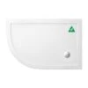 Zamori Anti-Slip Offset Quadrant - 1200 X 800 - Left Hand Shower Tray - Z1201A