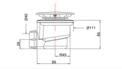 Zamori Anti-Slip Rectangular Shower Tray - 1500 X 800 - Central Waste - Z1181A -Lumibath Shop zamori shower tray waste tech drawing 16